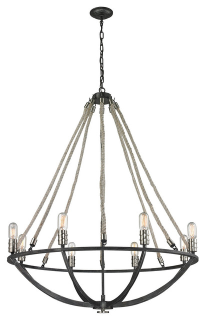 Rustic Rope Chandelier Lighting Rustic Rope Chandelier Lighting