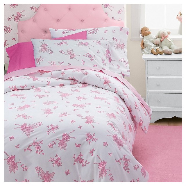 Flower Fairies Percale Bedding Contemporary Kids Bedding by The