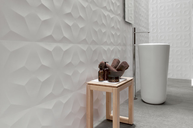 3D Wall Ceramic Tile - Contemporary - Bathroom - portland - by Pental ...
