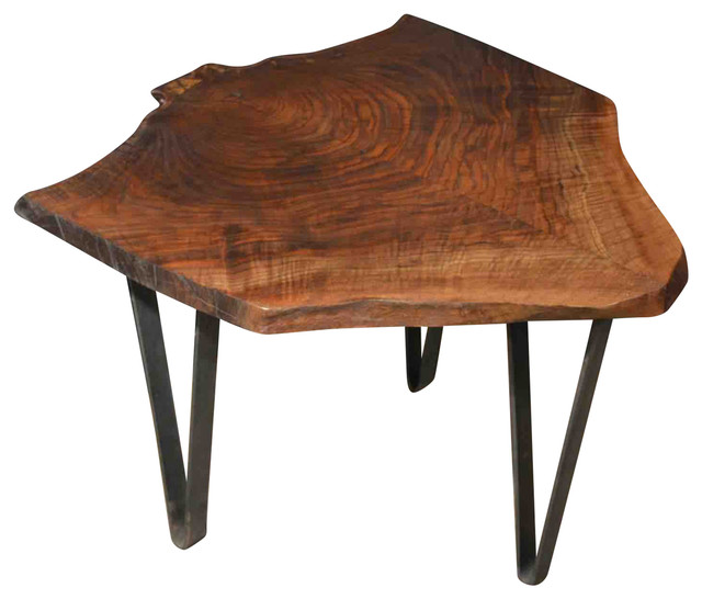 Black Walnut End Table Rustic Side Tables And End Tables by Natural Edge Furniture