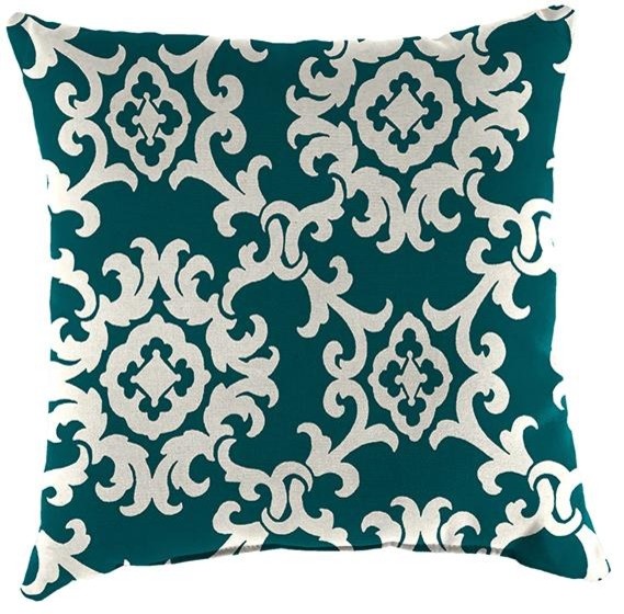 Small Square Outdoor Throw Pillow - Traditional - Outdoor Cushions And Pillows