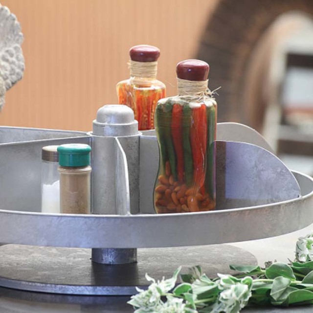 Vintage Bin Lazy Susan Eclectic Atlanta by Iron Accents