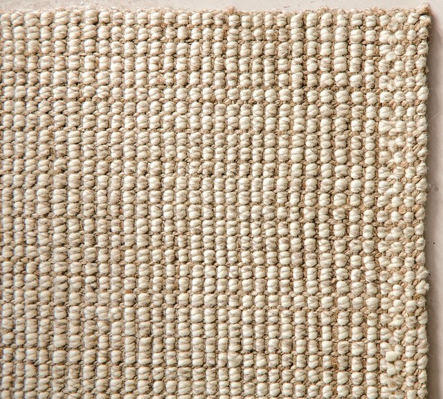 Chunky Wool & Natural Jute Rug Traditional Rugs by Pottery Barn