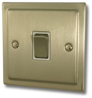 Satin Nickel Sockets an Switches Modern Light Switches