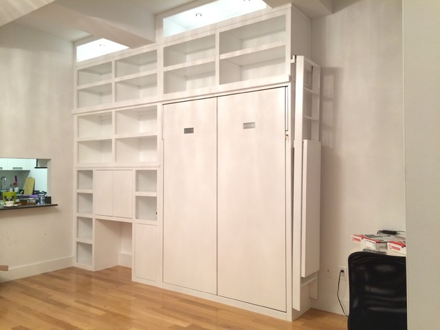 Murphy Bed Ideas - Modern - Living Room - new york - by Lancaster Handcraft LLC