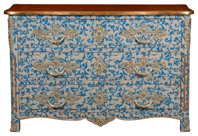 Blue Patterned Chest Of Drawers | malvaux 52 quot patterned chest blue gold contemporary chests Blue Patterned Chest Of Drawers | malvaux 52 quot patterned chest blue gold contemporary chests