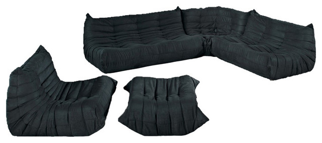 Downlow Sofa Set Design Inspiration Home Interiors Across The World Downlow Sofa Set 5 Piece Dana Black Contemporary