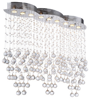 Light Pendant Chandelier Light Chrome Finish With European Crystals Light Pendant Chandelier Light Chrome Finish With European Crystals