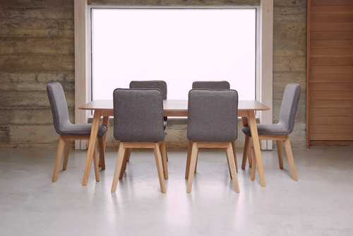 Berson Modern Oak 6 Seater Dining Set · More Info