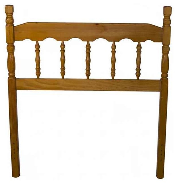 Headboard in Honey Pine Finish (Full) Traditional Headboards by