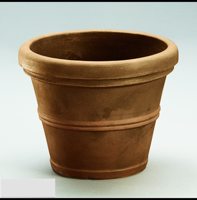 Belaire Terra Cotta Style Planter Traditional Indoor Pots And