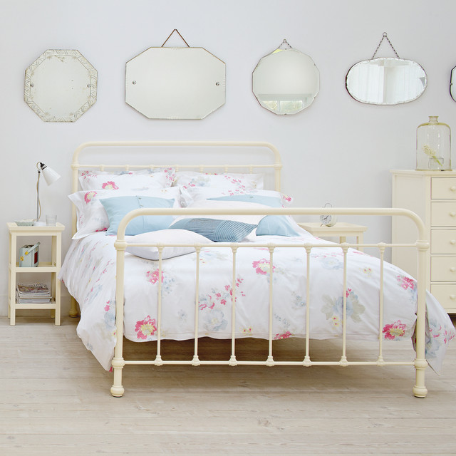 Oliver Bed by Feather & Black Industrial Metal Bed Frames by