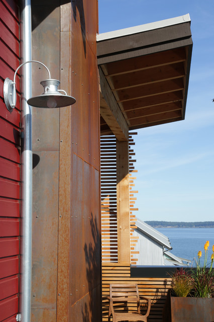 Eclectic Porch Seattle Wharfside WabiSabi eclectic-porch