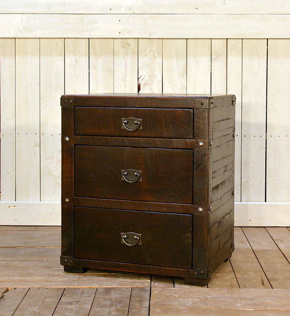 Cape Neddick Trunk Nightstand Industrial Nightstands And Bedside