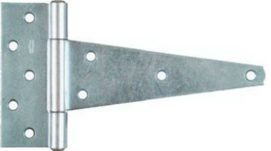 National Hardware N129 171 Extra Heavy T Hinge 6 Zinc Plated