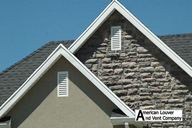 Gable Attic Vent Louvers Traditional Exterior Other