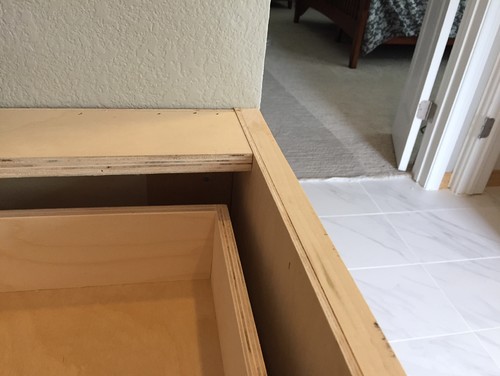 Help! Will this countertop overhang be a problem?