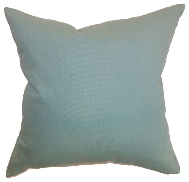 Resolute Plain Pillow Aquamarine 18
