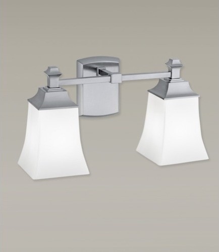 Sapphire Two Light Bath Vanity  Modern  Bathroom Vanity Lighting