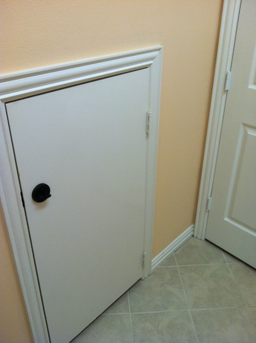 How can I hide this door??