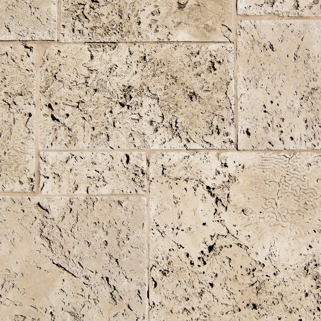 Caribbean Coral Stone Veneer Color Santorini Blend Coronado Stone