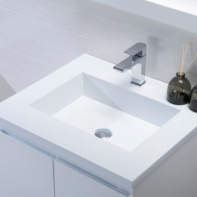 Wall Mounted Bathroom Vanities - Modern - Bathroom Vanity Units & Sink ...