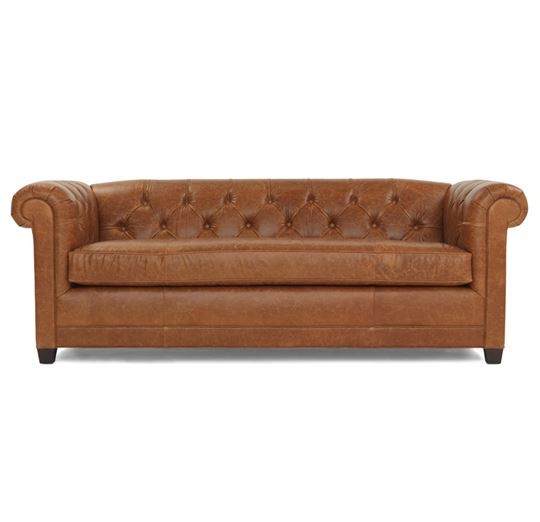 Full Grain Leather Chesterfield Sofas