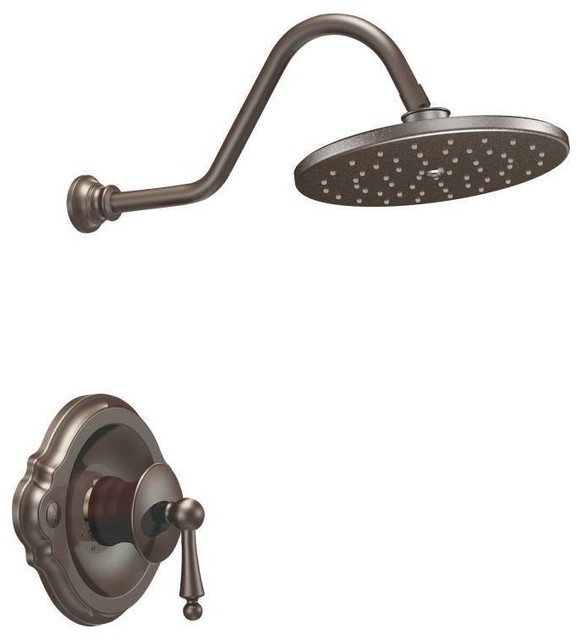 Moen Waterhill Oil Rubbed Bronze Bathroom Faucet Set for PosiTemp Shower Only Contemporary