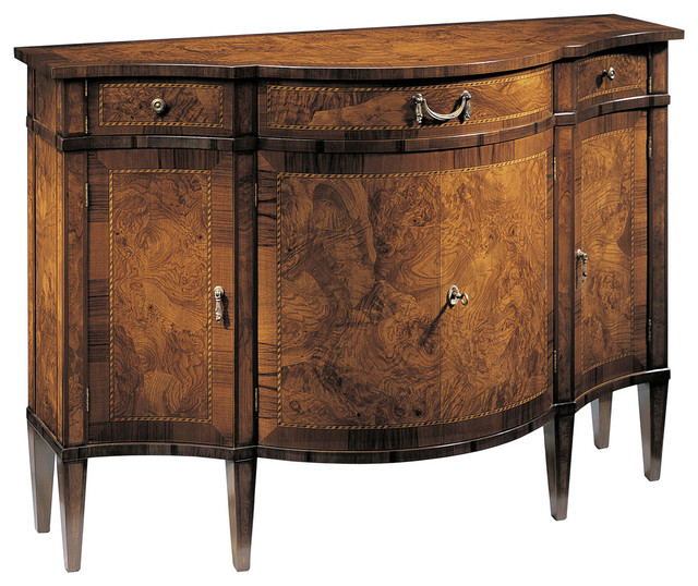 English Style Credenza Traditional Buffets And Sideboards by