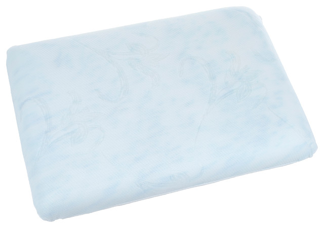Blue Memory Foam Classic Bedroom Pillow by Remedy - Traditional - Bed Pillows - by Trademark Global
