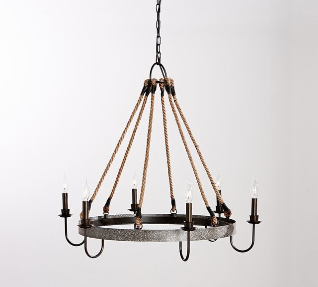 Napa Wine Barrel Chandelier Industrial Chandeliers sacramento