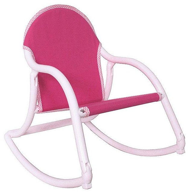 Children's Pink Canvas Rocking Chair Rocking Chairs by Hoohobbers