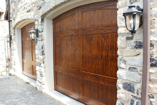 Wooden Garage Doors - Rustic - Garage - Other - by M4L,Inc