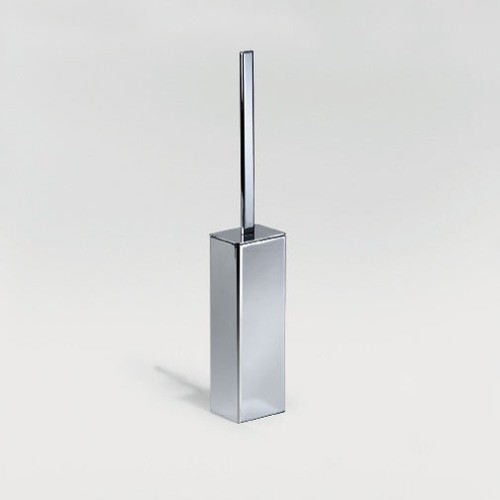 Urban Free Standing Toilet Brush Holder in Polished Chrome Modern