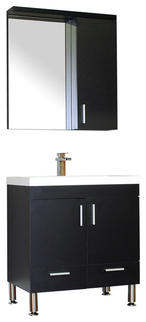 Modern Black Bathroom Vanity Modern Black Bathroom Vanity