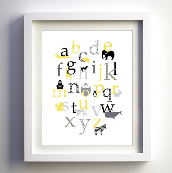 Yellow And Grey Nursery Wall Decor Baby Wall Art Decor Ideas Grey And Yellow Uk Artwork