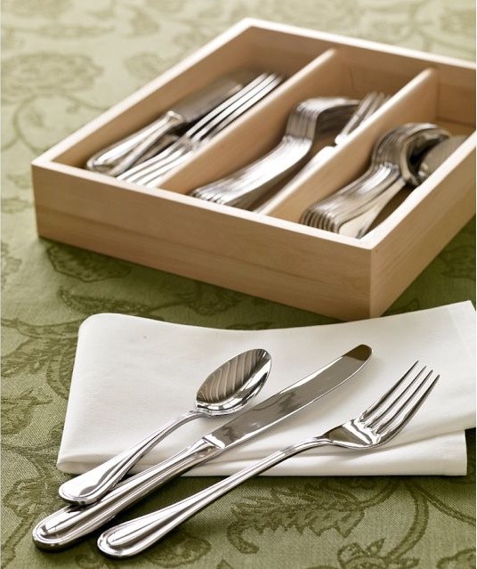Caterer's 36Piece Flatware Set Traditional Flatware And Silverware