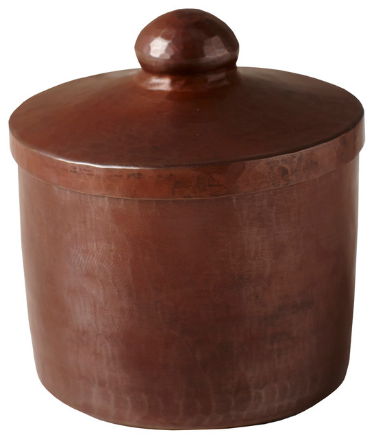 Copper Bathroom Canister Rustic Bathroom Canisters by Native Trails