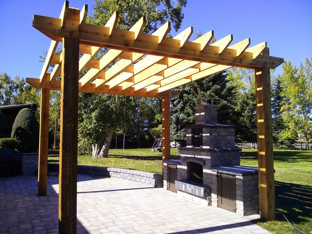 Pergola and Outdoor BBQ area
