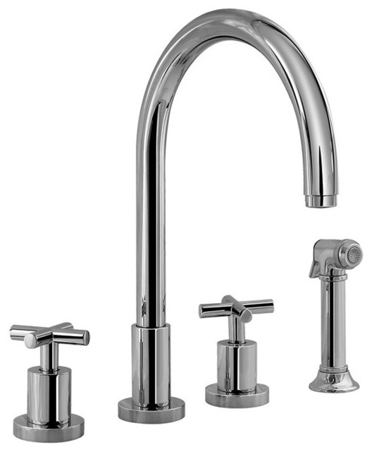 Graff Infinity Kitchen Two Handle Faucet Contemporary Kitchen