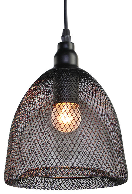 Chicken Wire Dome Pendant Light Industrial Pendant