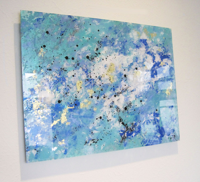 "Cosmic Dust" Plexiglass Painting Contemporary Artwork