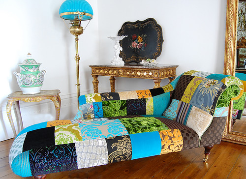 The Limoges Patchwork chaise