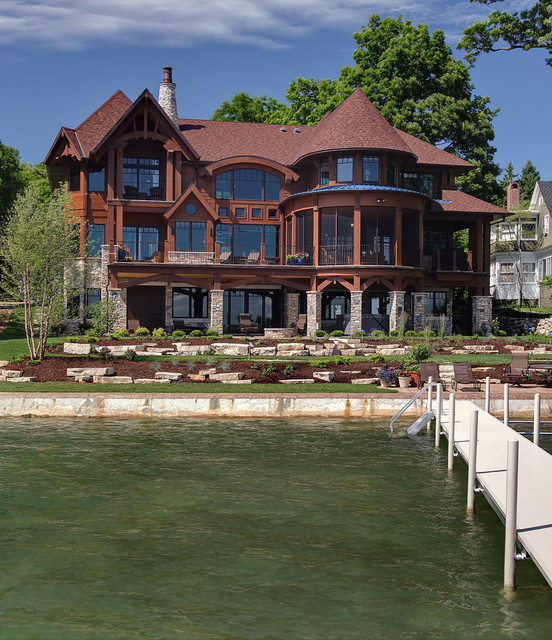 Diamond Lake 3 Rustic Exterior chicago by HELMAN
