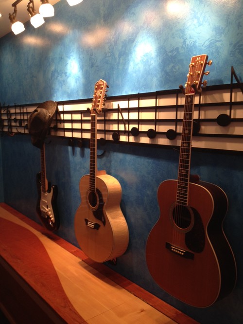 Guitar storage/Music room