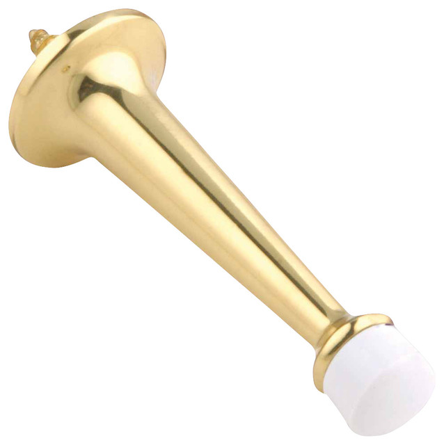Door Stops Bright Solid Brass Door Bumper 3 1/4'' Proj 96695