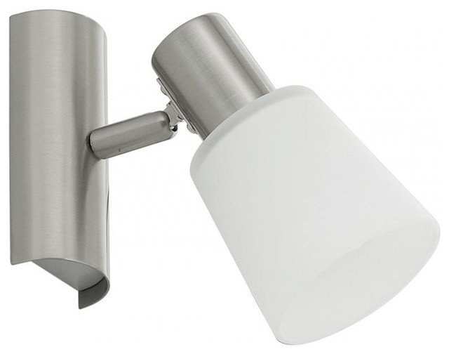 One Light Nickel Track Kit - Contemporary - Wall Sconces - by We Got Lites