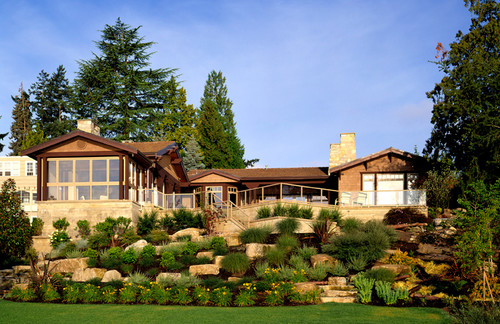 Whether a wild and natural or meticulous and formal design, exceptional home landscaping complements great architecture