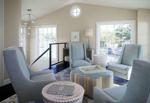 Coronado, CA. Beach House. Full Service Design Firm. Sitting Room