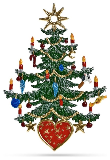 pewter christmas tree with heart pewter ornament pewter christmas tree with heart pewter ornament
